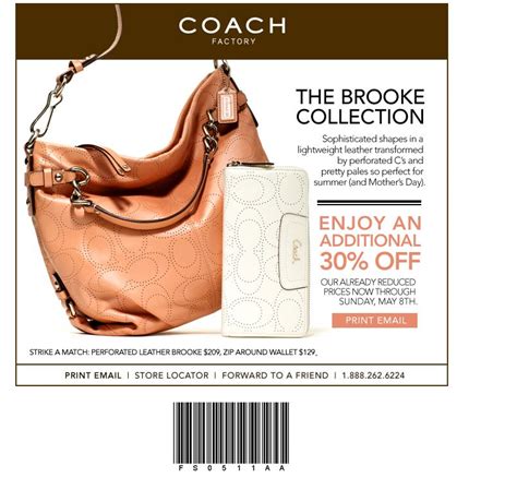 coach coupons for events.